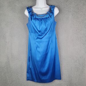 Donna Ricco New York Dress Womens 8 Holiday Ruched Cosplay